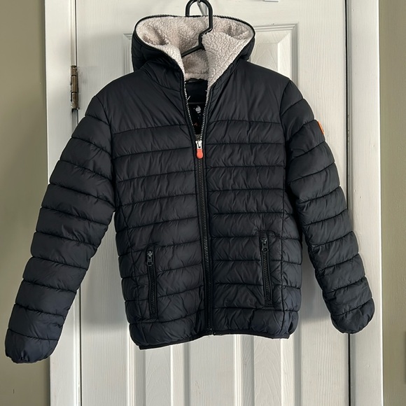 SAVE THE DUCK PUFFER JACKET LCOAT SIZE 12